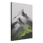 Canvas Schilderijen Schilderij van een bergtop