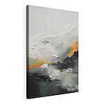 Canvas Schilderijen Schilderij van een berg