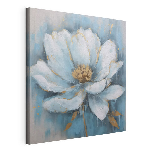Prachtige bloem in zachte tinten Canvas Schilderijen Prachtige bloem in zachte tinten