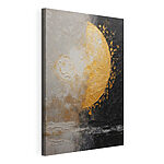 Canvas Schilderijen Schilderij van een maan