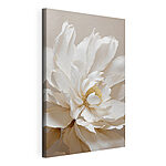 Canvas Schilderijen Delicate bloemblaadjes in zachte tinten