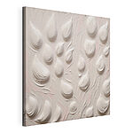 Canvas Schilderijen Witte achtergrond met veel druppels