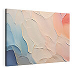Canvas Schilderijen Zachte tinten in abstracte harmonie