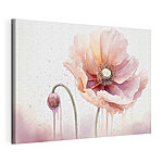 Canvas Schilderijen Aquarel van een bloem