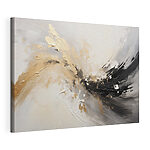 Canvas Schilderijen Zwart-wit schilderij