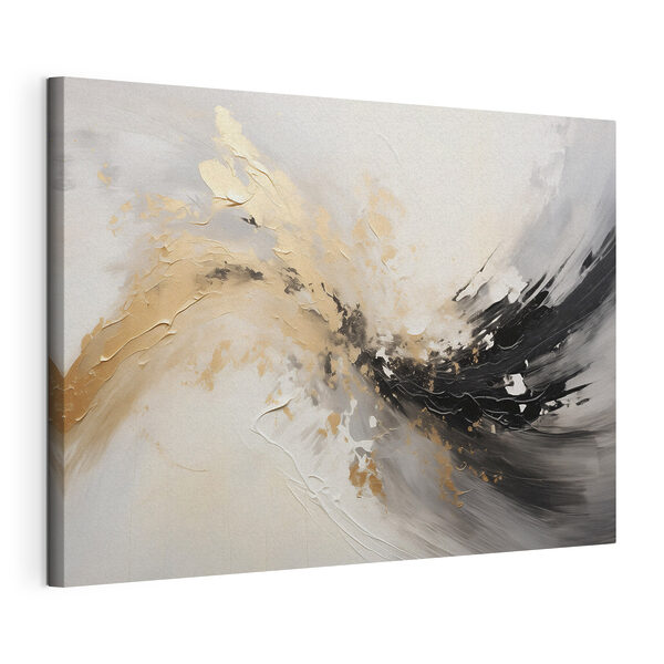 Zwart-wit schilderij Canvas Schilderijen Zwart-wit schilderij