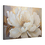 Canvas Schilderijen Tere bloem met zachte tinten