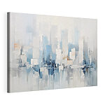 Canvas Schilderijen Schilderij van een stad