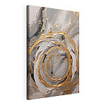 Canvas Schilderijen Schilderij van wervelingen en wervelingen