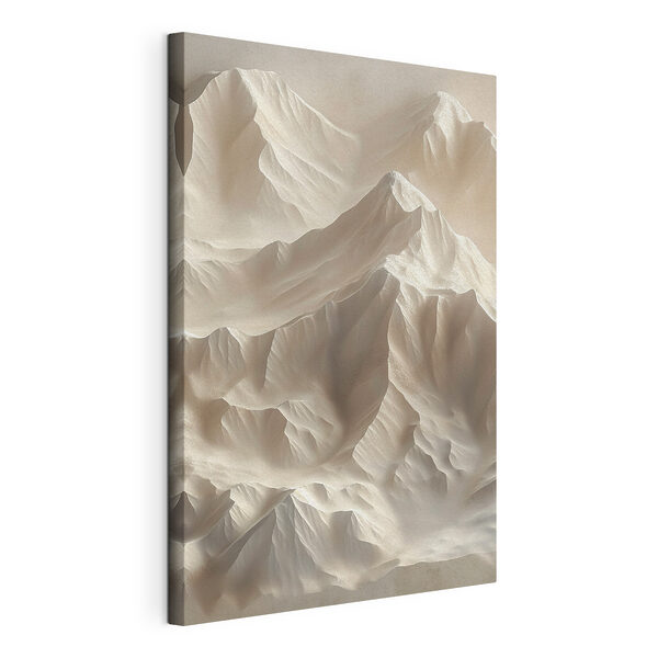 Besneeuwde berg Canvas Schilderijen Besneeuwde berg