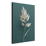 Canvas Schilderijen Witte plant met lange bladeren