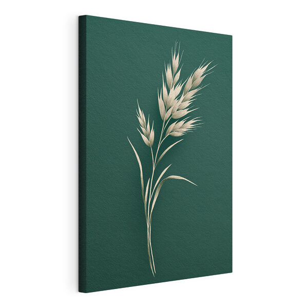 Plant met bladeren eraan Canvas Schilderijen Plant met bladeren eraan