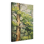Canvas Schilderijen Boom met groene bladeren