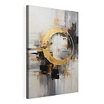 Canvas Schilderijen Abstracte schoonheid in warme tinten