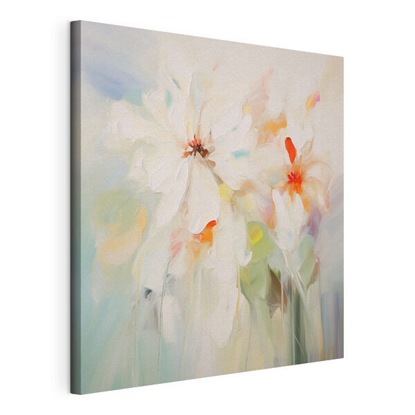 Schilderij van bloemen Canvas Schilderijen Schilderij van bloemen