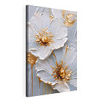 Canvas Schilderijen Prachtige bloemen in zachte tinten