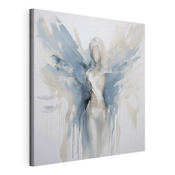 Schilderij van een vrouw met vleugels Canvas Schilderijen Schilderij van een vrouw met vleugels