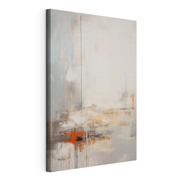 Schilderij van een witte muur Canvas Schilderijen Schilderij van een witte muur