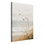 Canvas Schilderijen Zachte golven en wuivend gras