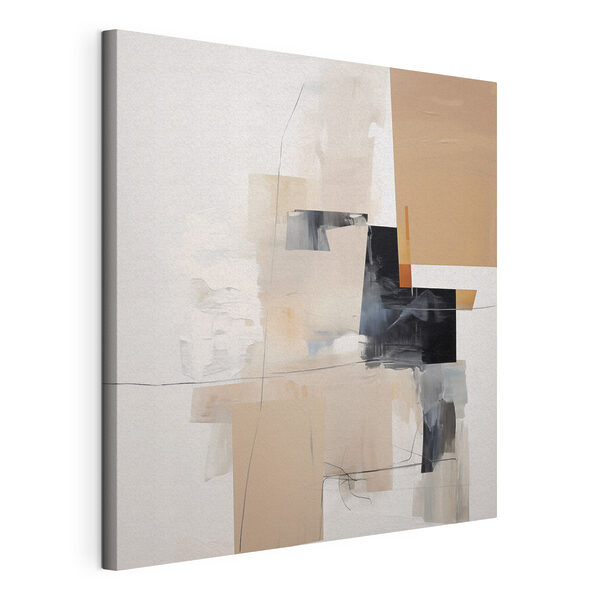 Schilderij van een witte muur Canvas Schilderijen Schilderij van een witte muur