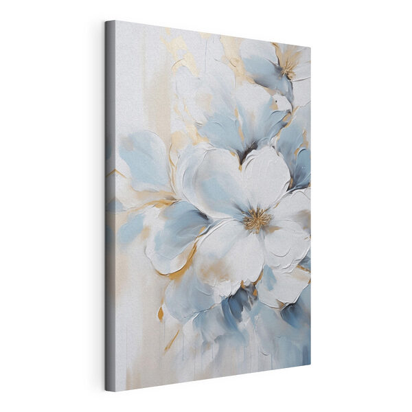Schilderij van een bloem Canvas Schilderijen Schilderij van een bloem