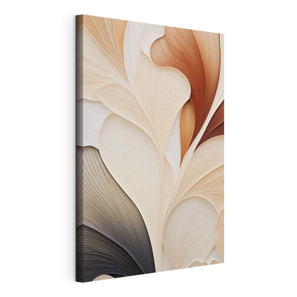 Verfijnde rondingen in zachte tinten Canvas Schilderijen Verfijnde rondingen in zachte tinten