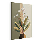 Canvas Schilderijen Bloemstuk in moderne stijl