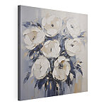Canvas Schilderijen Schilderij van witte bloemen