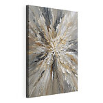 Canvas Schilderijen - Dynamische tinten in een abstracte compositie