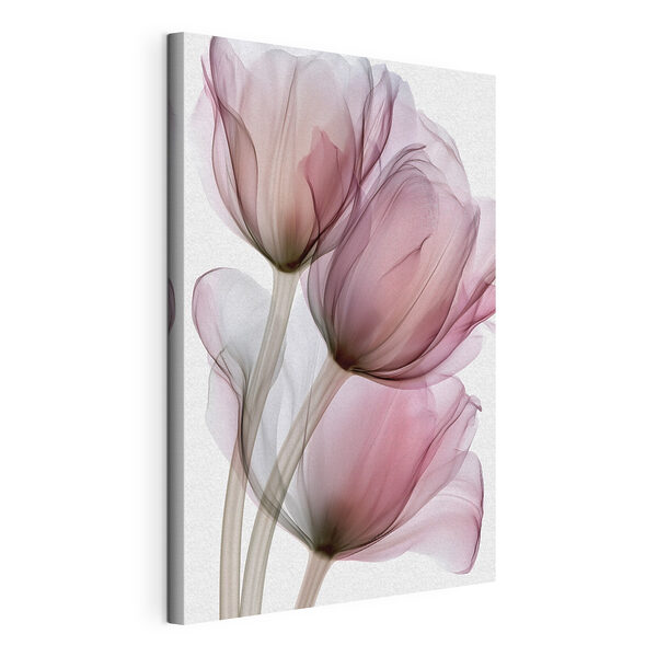 Verfijnde bloemen in zachte tinten Canvas Schilderijen Verfijnde bloemen in zachte tinten