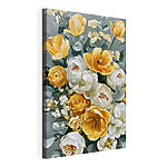 Canvas Schilderijen Schilderij van bloemen
