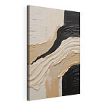 Canvas Schilderijen - Abstracte textuur in neutrale tinten