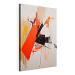 Canvas Schilderijen Schilderij van een kleurrijk schilderij