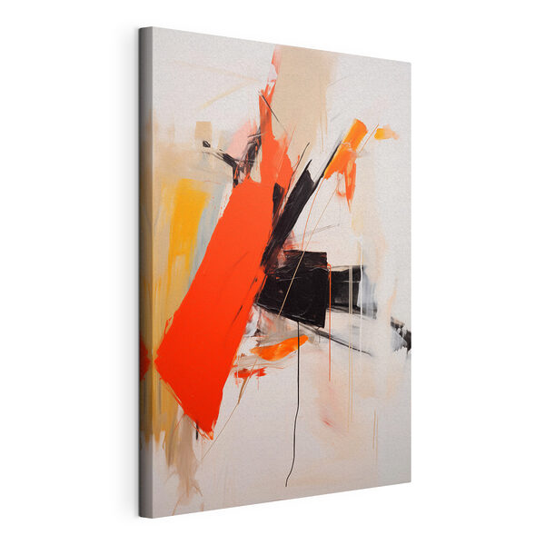 Schilderij van een kleurrijk schilderij Canvas Schilderijen Schilderij van een kleurrijk schilderij