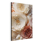 Canvas Schilderijen Groep papieren bloemen