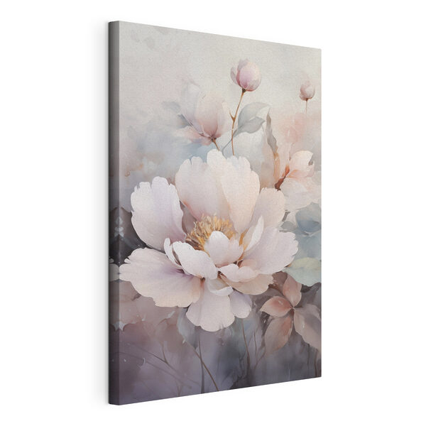 Canvas Schilderijen Schilderij van een bloem