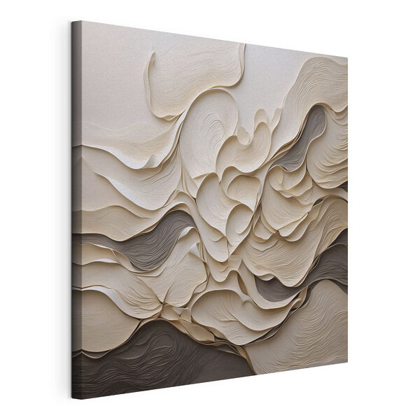 Wit en zwart papier Canvas Schilderijen Wit en zwart papier