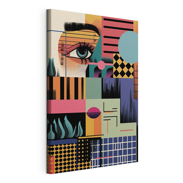 Kleurrijk kunstwerk Canvas Schilderijen Kleurrijk kunstwerk