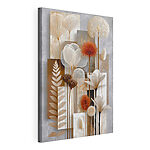 Canvas Schilderijen Elegante bloemschikking in rustgevende tinten