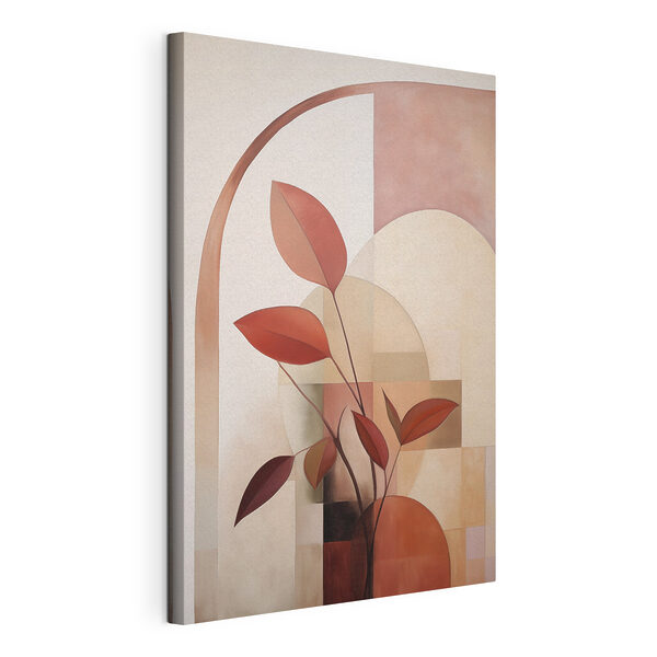 Schilderij van een plant Canvas Schilderijen Schilderij van een plant