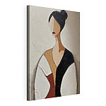 Canvas Schilderijen Schilderij van een vrouw