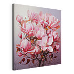 Canvas Schilderijen Bloeiende roze magnoliabloemen in de lente