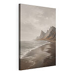 Canvas Schilderijen Water vlak bij het strand