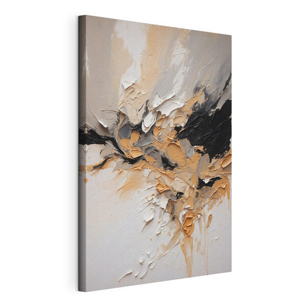 Abstracte tinten in dynamische harmonie Canvas Schilderijen Abstracte tinten in dynamische harmonie