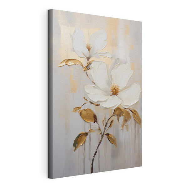 Bloesems in zachte, ingetogen tinten Canvas Schilderijen Bloesems in zachte, ingetogen tinten