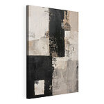 Canvas Schilderijen Zwart-wit schilderij