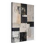 Canvas Schilderijen Zwart-wit kunstwerk