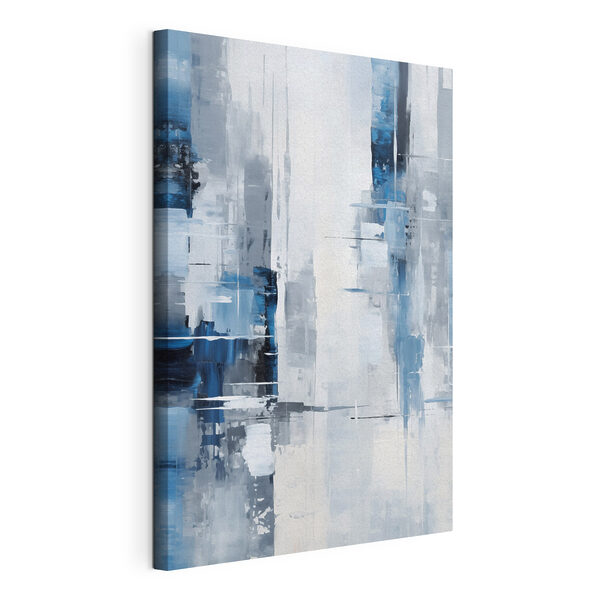 Schilderij van een stad Canvas Schilderijen Schilderij van een stad