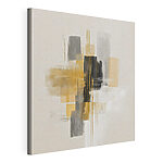 Canvas Schilderijen Abstracte harmonie in contrasterende tinten