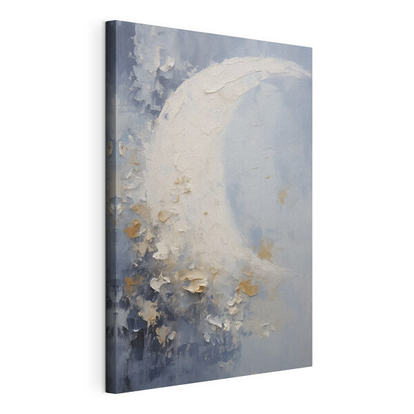 Schilderij van een maan Canvas Schilderijen Schilderij van een maan